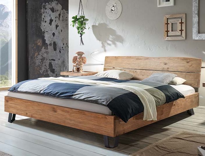 Hasena Cadro 18 Bettrahmen_Jeno Füsse_Naturo L Kopfteil Hasena Cadro 18 Bettrahmen_Jeno Füsse_Naturo L Kopfteil