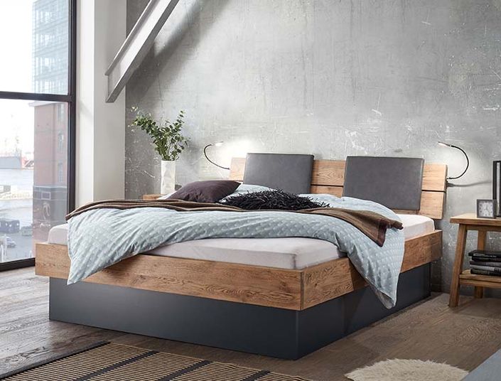 Hasena Cadro 18 Bettrahmen mit Practico Box_Alpo Kopfteil Sion Kissenl Hasena Cadro 18 Bettrahmen mit Practico Box_Alpo Kopfteil Sion Kissen